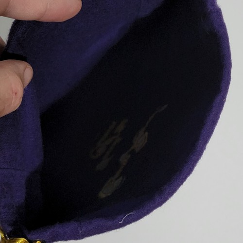 Bolso de coleccionista Crown Royal Toast of the Crown 2003 púrpura con cordón 9" - Imagen 4 de 4