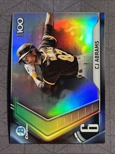 2022 Bowman CJ ABRAMS Chrome Refractor Scouts’ Top 100 Card San Diego Padres