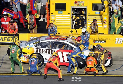 Kyle Busch M&M's Pitstop NASCAR 13x19 Poster Gloss Photo Print KBA3C