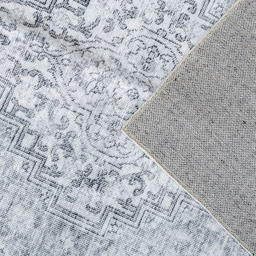 Grey Hall Runner/ Brown Boho Rug/ Anti Slip Carpet / Soft Pink Rugs 80x300cm - Picture 16 of 16