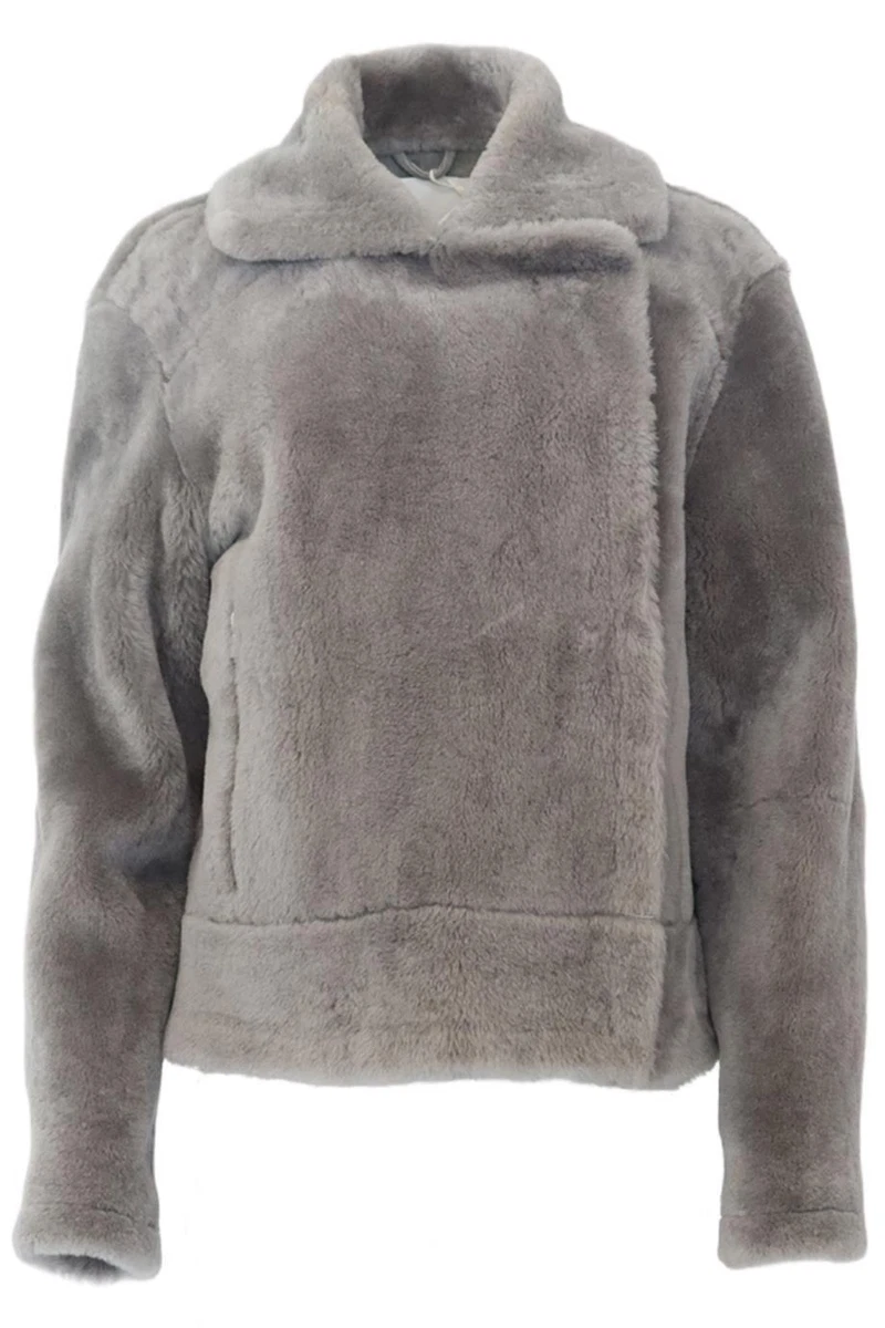 Tibi shearling best sale jacket