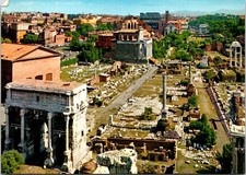 Postcard Italy Rome Ancient Ruins Roman Forum C37