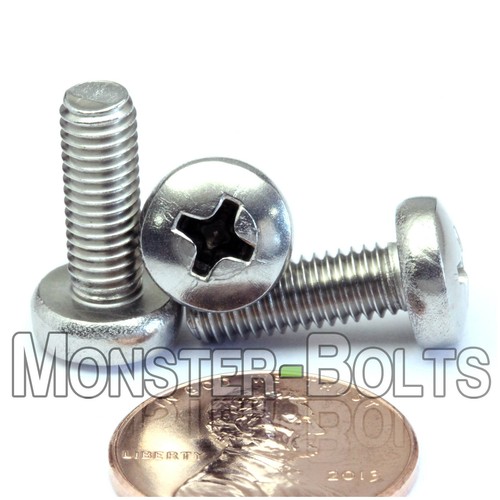 M5 / 5mm Phillips Pan Head Machine Screws, Stainless Steel A2, DIN 7985, 6-70mm - Picture 12 of 33