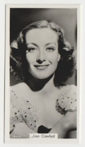 Joan Crawford 1939 RJ Lea Famous Film Stars Tobacco Card #1 - Picture 1 of 2