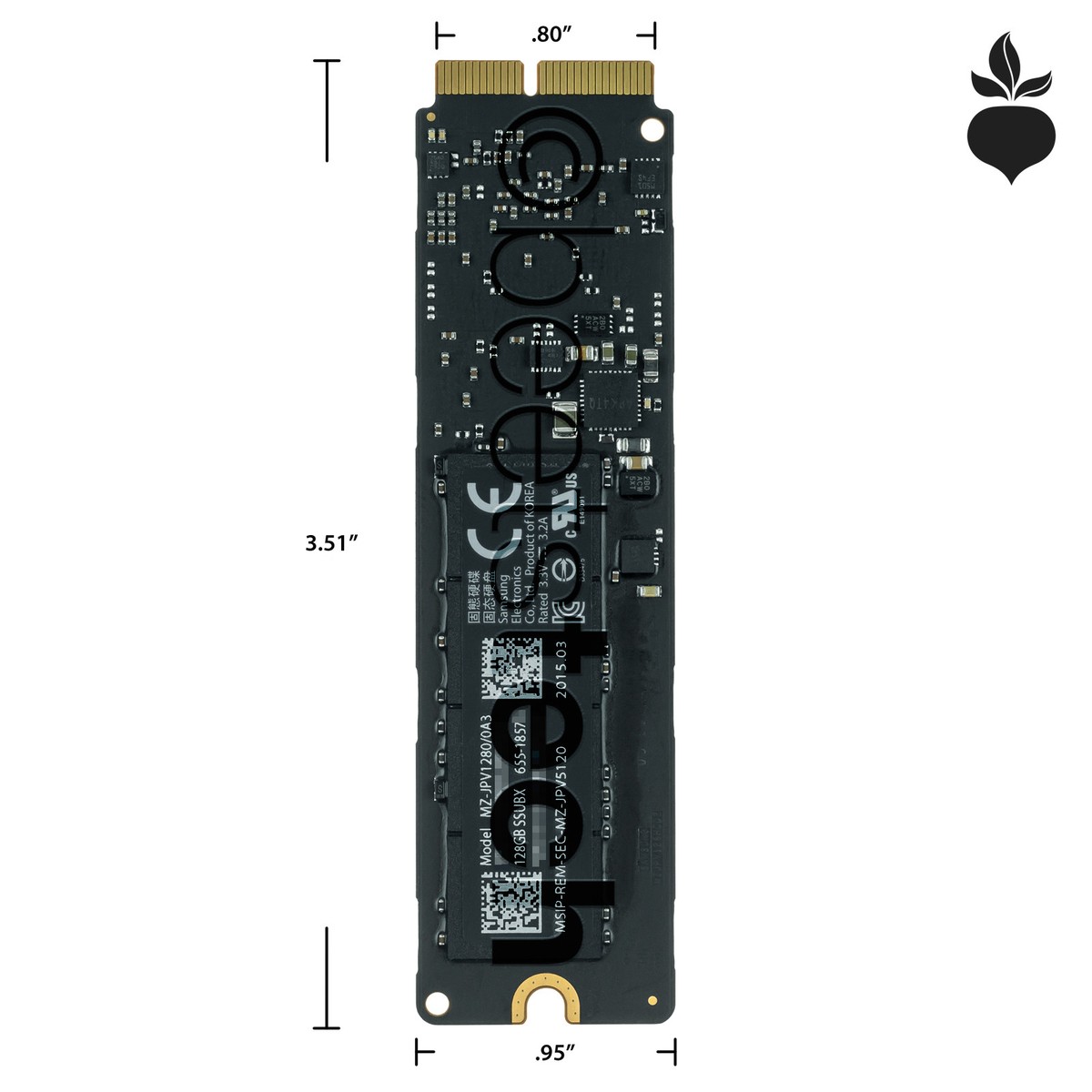 128GB PCIe SSD SSUBX - Apple MacBook Air 11