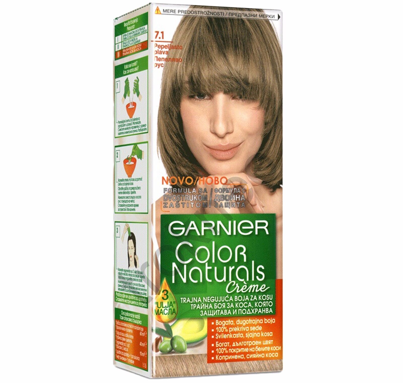 Garnier Color Naturals  Ash Blonde Color hair | eBay
