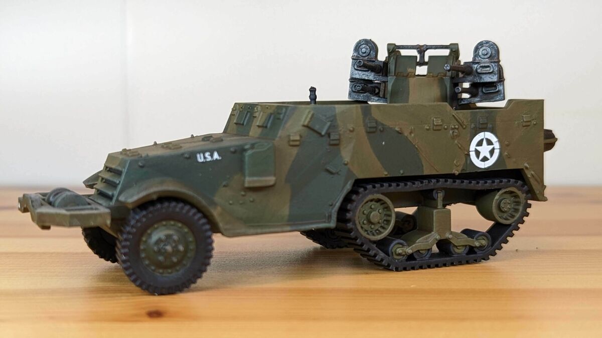 M16 MGMC Halftrack (US) WW2/WWII -- Bolt Action 28mm / 1:56 M16 MGMC Halftrack (US) WW2/WWII -- Bolt Action 28mm / 1:56
