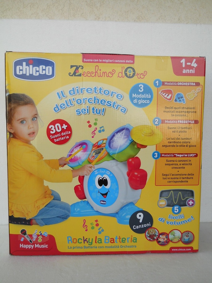 Batteria Zecchino Rocky Batteria CHICCO GIOCO ROCKY LA BATTERIA