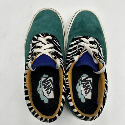 VANS Comfycush Era Zebra Low Top Sneakers Men Size 5.5 Women