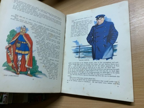 c1955 "THE BOYS BOOK OF HEROES" ILLUSTRATED LARGE ANNUAL HARDBACK book (P5) AB - Picture 9 of 18