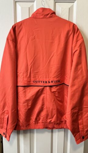 Corvette Cutter & Buck Sportswear Jacket Orange w/Black Accents Medium NWT - Picture 10 of 14