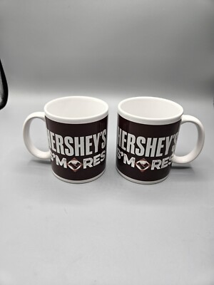 NICE Lot of 2 Hershey's S'mores Galerie Coffee Mugs Cups Coffee Hot Chocolate