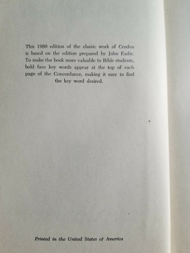 Cruden's Popular Concordance, Zondervan - Picture 6 of 8