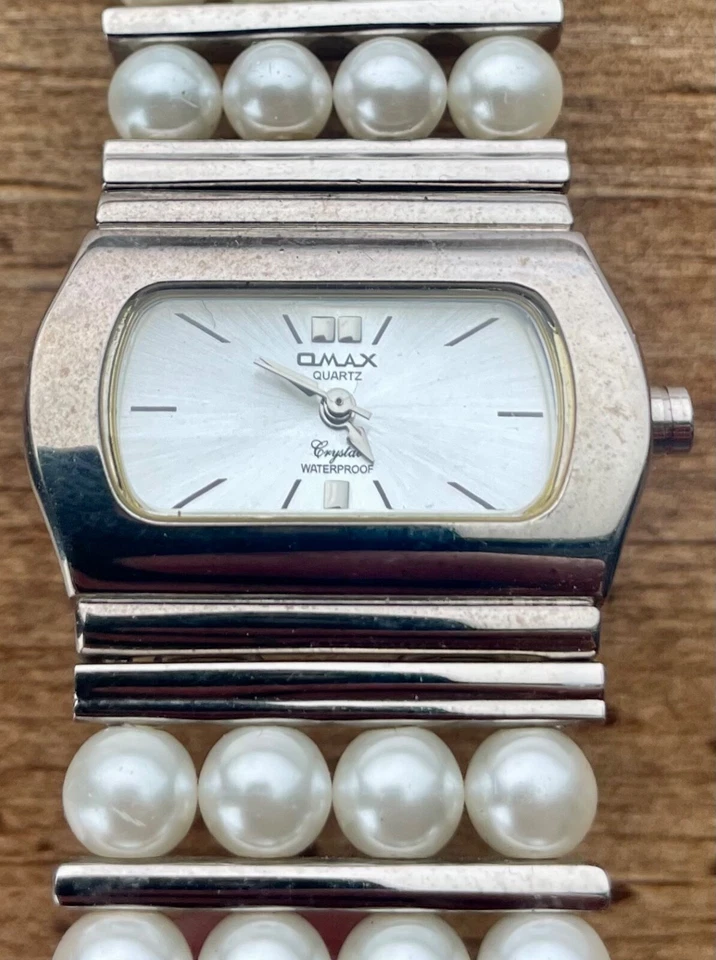 Reloj Pulsera Omax Damas Cristal Impermeable PE0004 con Batería Nueva ¡FUNCIONA! Foto 2 de 4