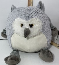 Gray Owl Plush Stuffed Animal 15" Toys R Us Animal Alley Soft 2017