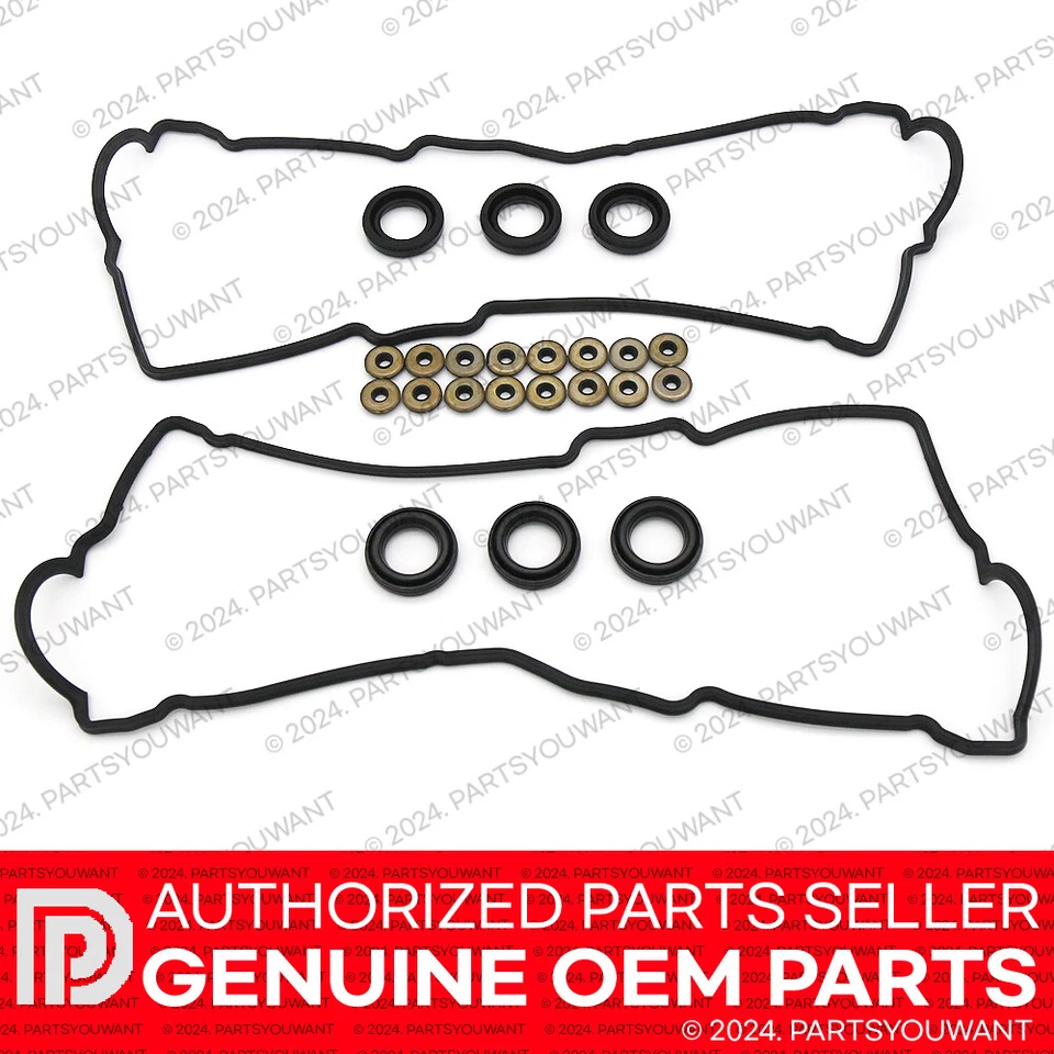 GENUINE Toyota 3.4L V6 5VZFE Valve Cover Gasket + Washer + Spark Plug Tube Seal - Image 3 of 4