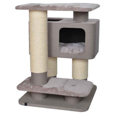 Europet Bernina Kratzbaum Veliki beige für große Katzen 80x80x108 cm