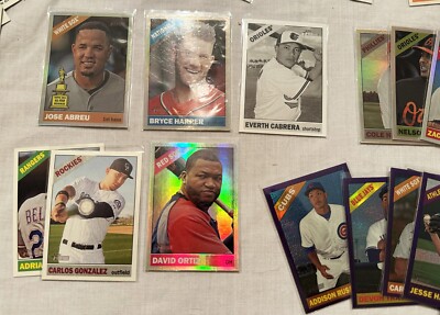 2015 Topps Heritage Set Lot of 182 Cards Rookies Vets SP's Chrome Inserts