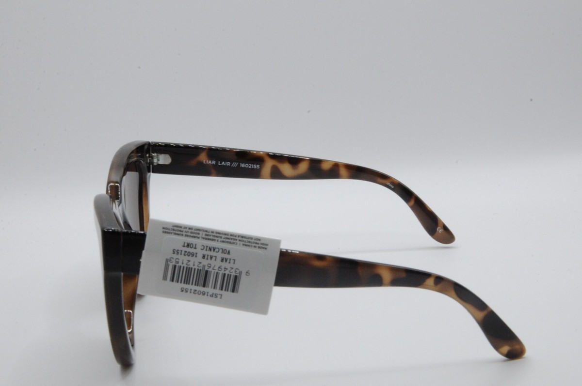 のー LE SPECS LIAR LIAR CAT EYE SUNGLASSES VOLCANIC TORTOISE NEW | eBay