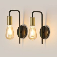 2/4X Industrial Wall Lights Wall Sconce Lamp Indoor Lighting Bedroom Hallway E27