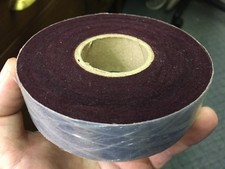 25 Foot Roll of Piano Felt - 1-1/8" wide, about .040"m thick, Maroon