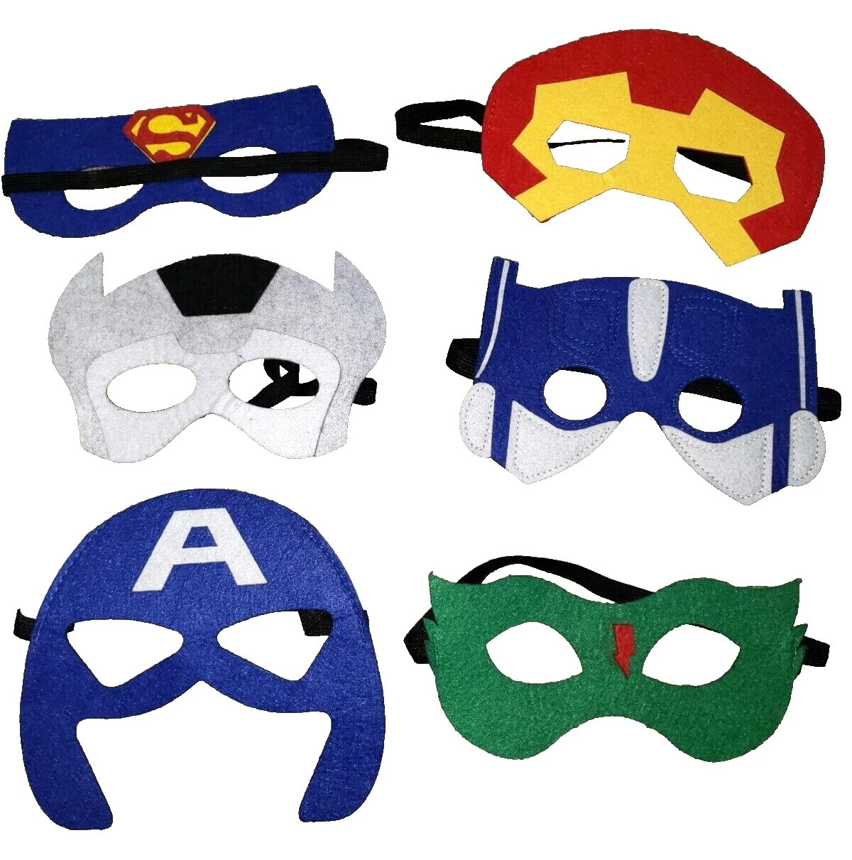 Disfraz De Superhéroe Fieltro Multicolor máscaras y antifaces