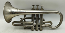 Rare 1900s - Bartlett Music Co. Los Angeles, CA Shepherd's Crook Cornet