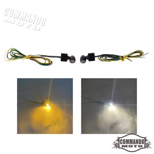 Super Mini 3 In 1 LED Turn Signal Light For Harley Dyna Softail Sportster 5mm - Picture 5 of 9