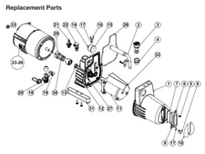 Yellow Jacket 92755 Locking IEC NEMA 5/15 Power Cord for SuperEvac™ Vacuum Pumps