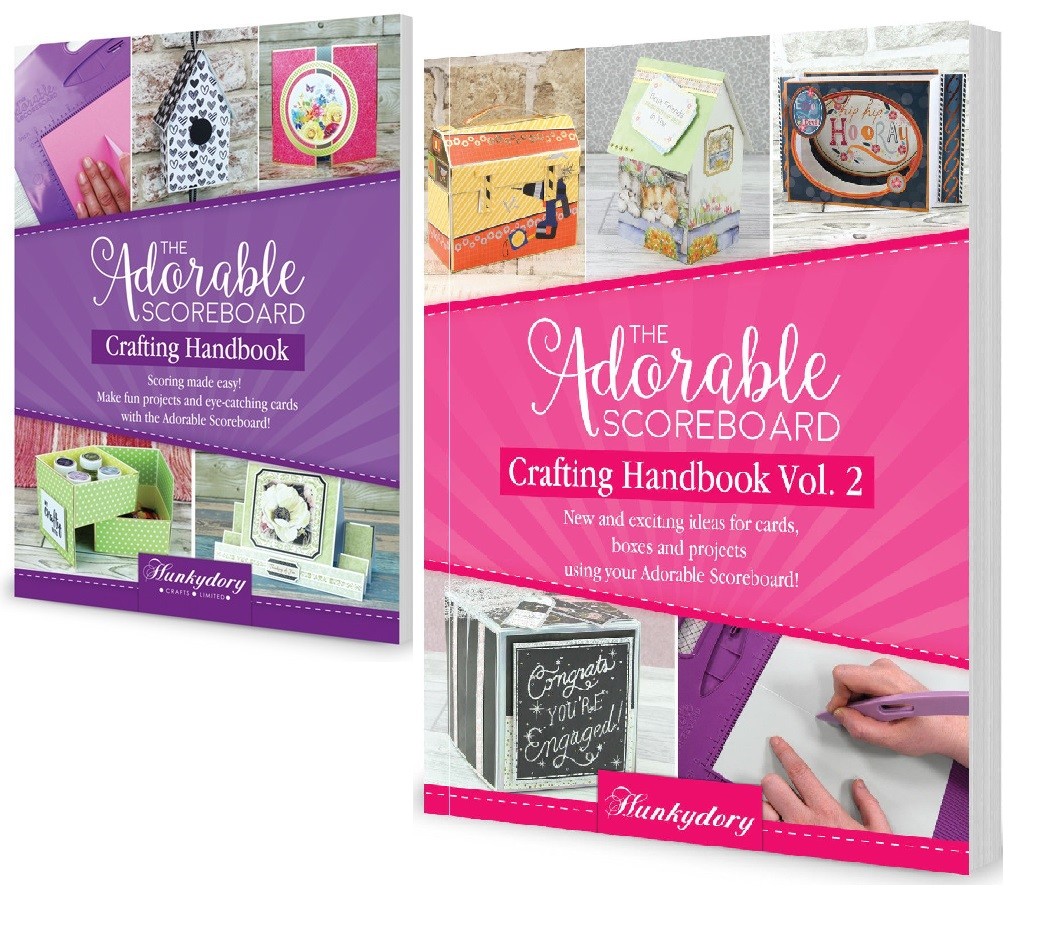 Hunkydory - The Adorable Scoreboard CRAFTING HANDBOOK Volume 1 and 2 Bundle