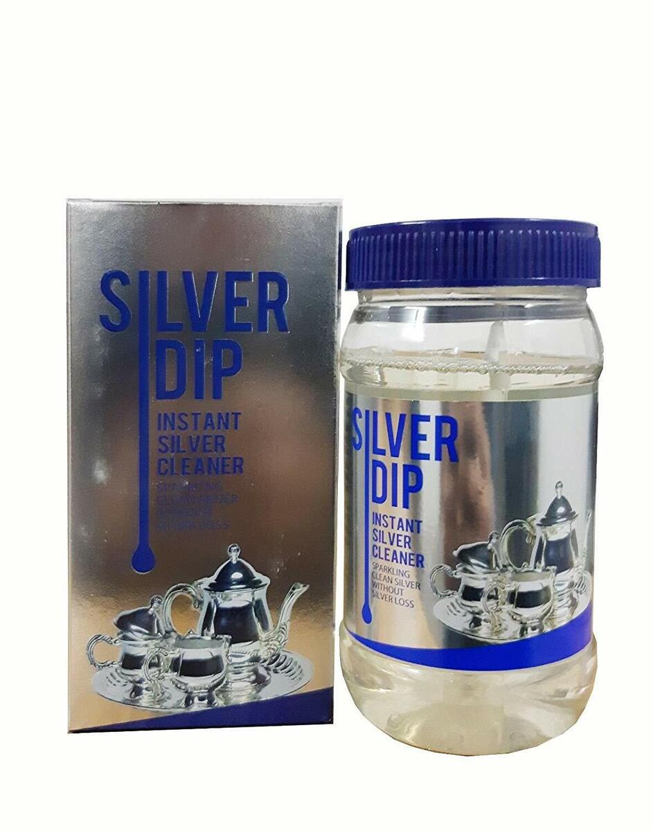 SILVER DIP Instant Sparkling Silver Jewellery Cleaner Solution 300ml (10.1  Oz)UK