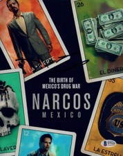 Diego Luna Signed Autograph 8x10 Photo NARCOS MEXICO Beckett BAS COA
