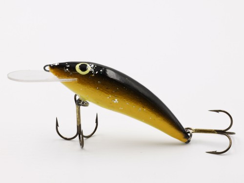 WOBBLER GOLD ASSAN DIVER 7,0cm 7,5g GALLEGGIANTE 100% FATTO A MANO da albero! - Foto 28 di 103