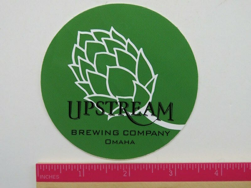 BEER Brewery STICKER ~ UPSTREAM Brewing Co ~ Omaha, NEBRASKA | eBay