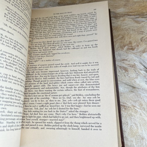 JACK LONDON Greenwich Unabridged Library Classics(1983 Leatherette Illus -HC VG+ - Picture 8 of 10