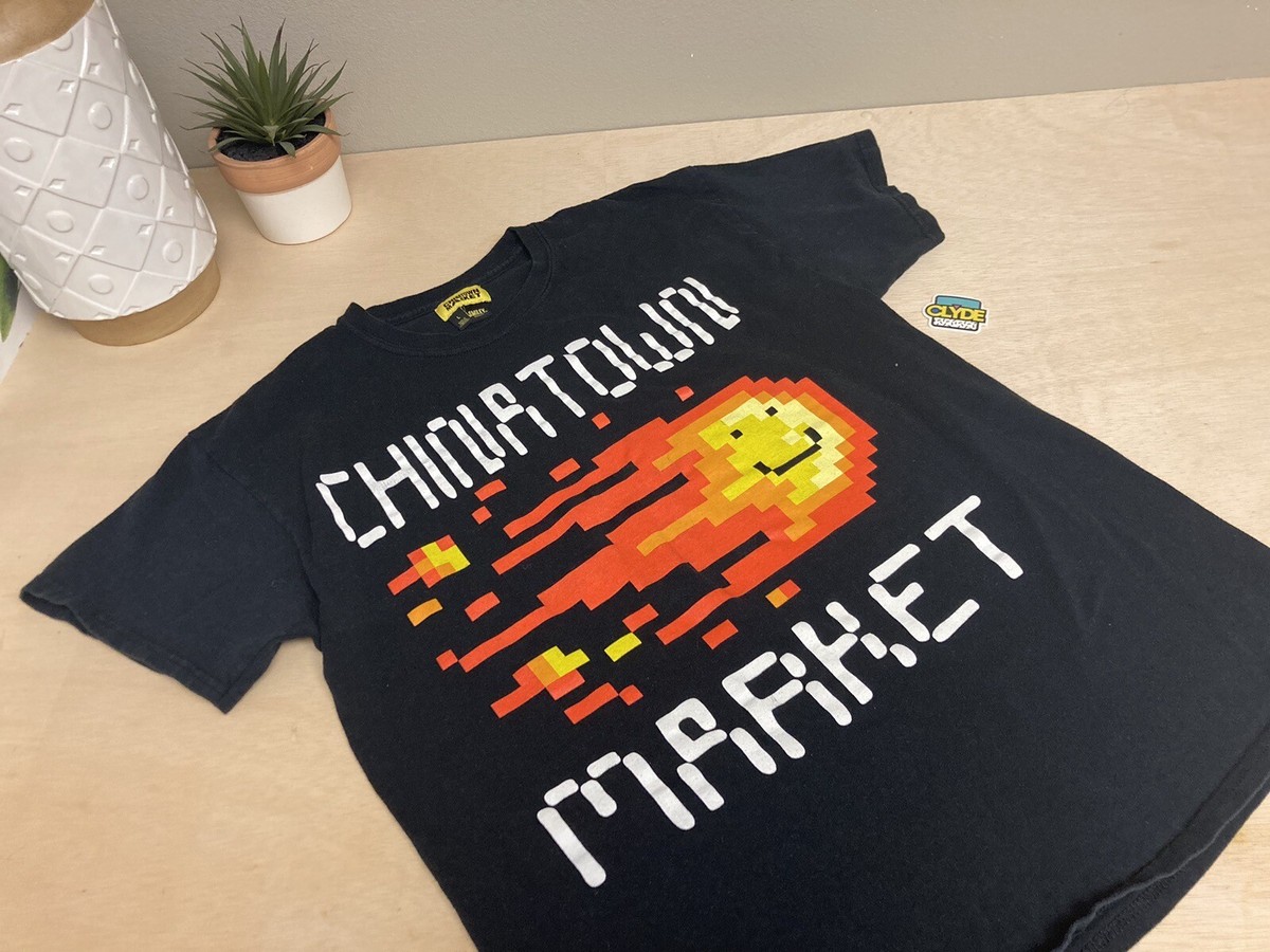 Mens Vintage Chinatown Market X Smiley Tee Size L Black | eBay