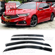 For Acura TLX Sedan 2015-2020 JDM-Mugen Style Window Visor Rain Guard Deflector