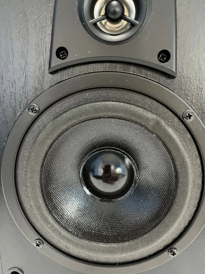 Altavoces de estantería bidireccionales negros Jensen C-JR 50 W 8 ohmios sonido excelente Foto 3 de 4