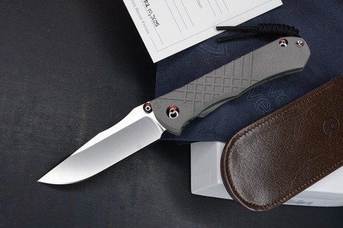 NEW Chris Reeve Umnumzaan Drop Point Magnacut w/ CRK Leather Pouch & COA