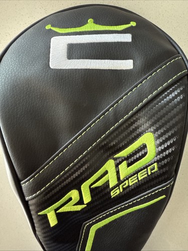 Copricapo Cobra Golf King Rad Speed Legno Nero Verde Golf Driver Head Cover Nuovo - Foto 2 di 5