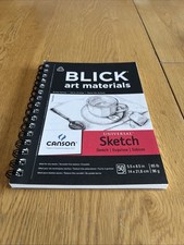Canson Universal Spiral Sketch Book 5.5 x 8.5 , 50 Sheets