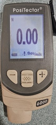 DeFelsko PosiTector Standard 6000 Coating Thickness Gage w/ Case, N&F Probes