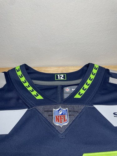 Nike Mens On Field Shaquem Griffin #49 Seattle Seahawks Jersey Blue Size Medium! - Picture 3 of 24