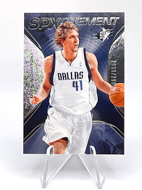 Dirk Nowitzki 2006-07 SPx SPXcitement #SPX-50 HOF Dallas Mavericks #/2999 Sharp!