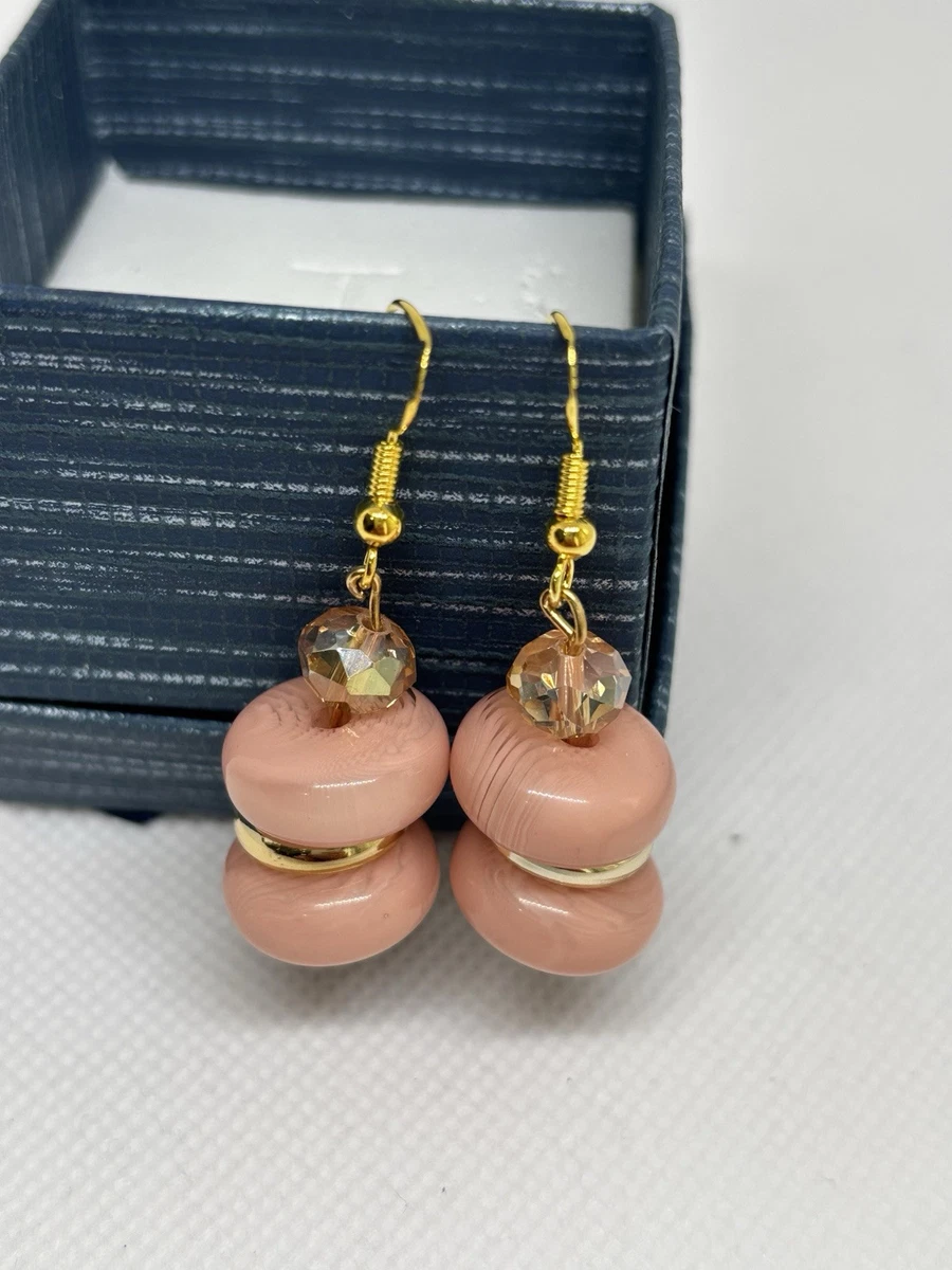 Mabina - Orecchini Con Fiore Rosa Jasmine - Argento | Scintille Shop