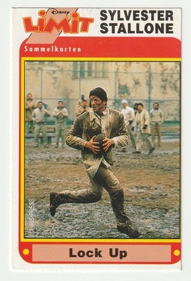 Sylvester Stallone 1994 Disney Limit German Trading Card Lock up Sly rare