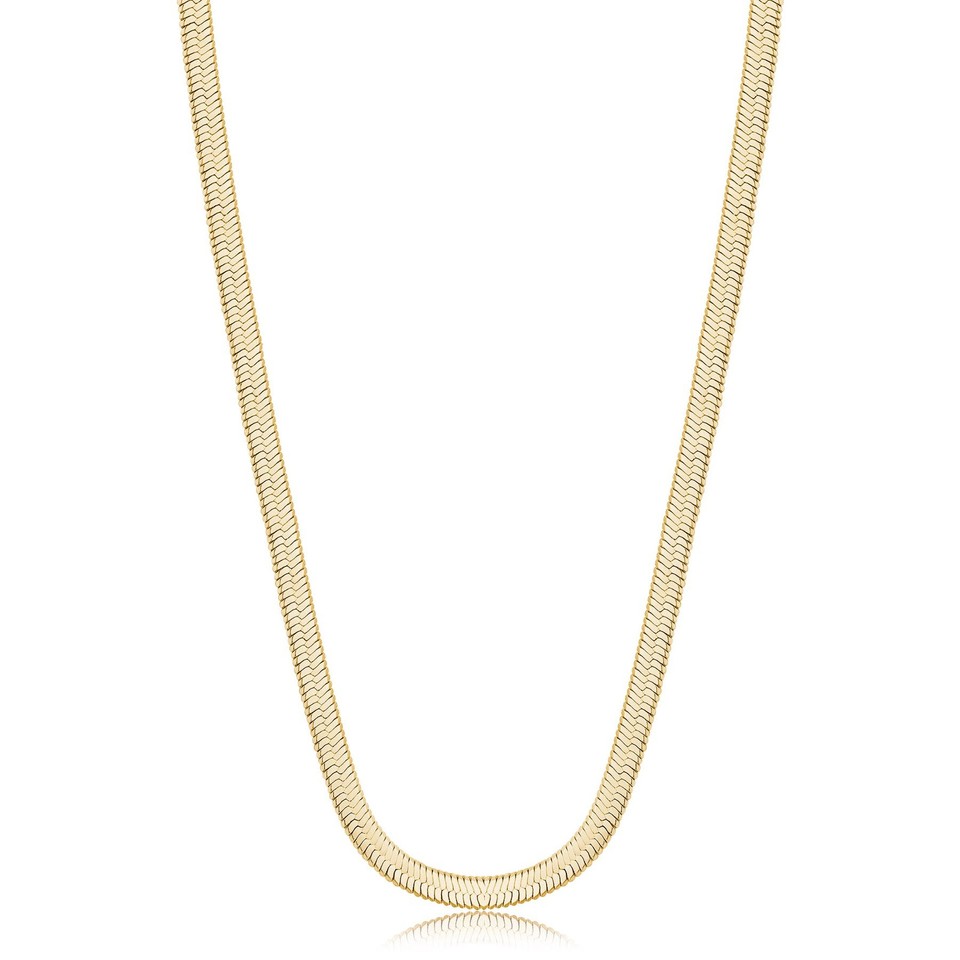 Philip Jones Collana Uomo/Donna In Acciaio Inox A Spina Di Pesce Piatta | 50,8 Cm, Larghezza 4 Mm, Ipoallergenica, Con Sacchetto Regalo - 5