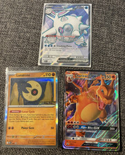 Charizard GX SM211, Cetitan ex 210/182, Lunatone 004 Holo 3-Card Lot