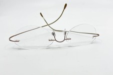 Silhouette Brown Titanium Rimless Eyeglasses Frames Titan 18673