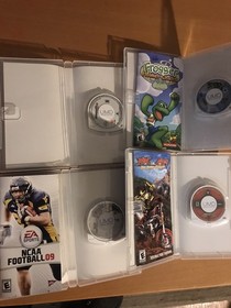 Sony PlayStation Portable PSP - 6 Games 2 Movies Very Good Condition Collectible